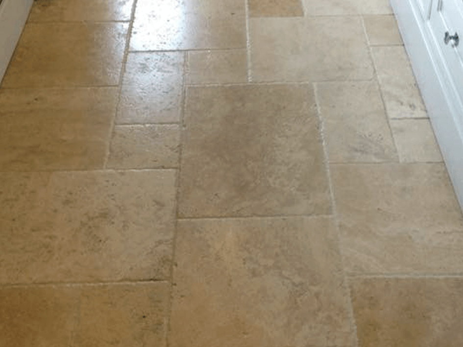 stone floor after